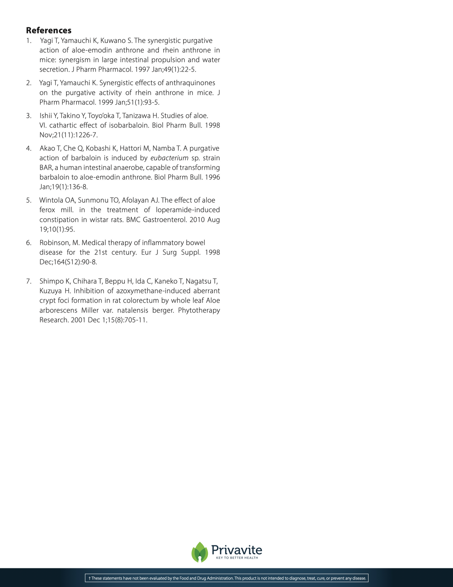 List of references with bibliographic citations on a white background