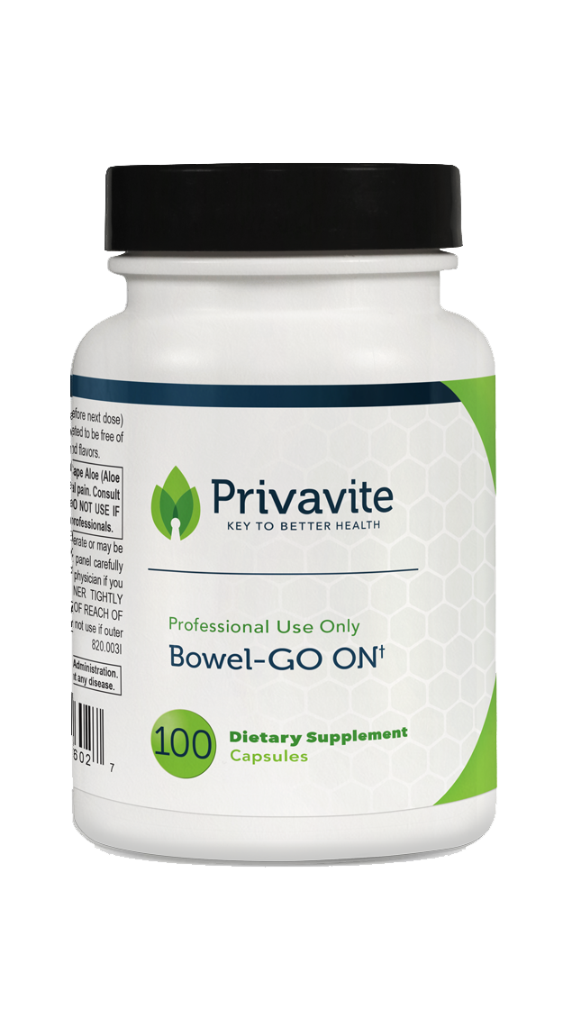 Privavite dietary supplement bottle on a white background